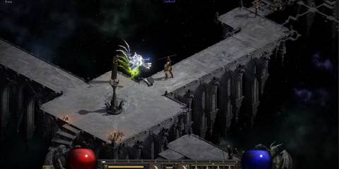 Diablo 2 fighting screenshot