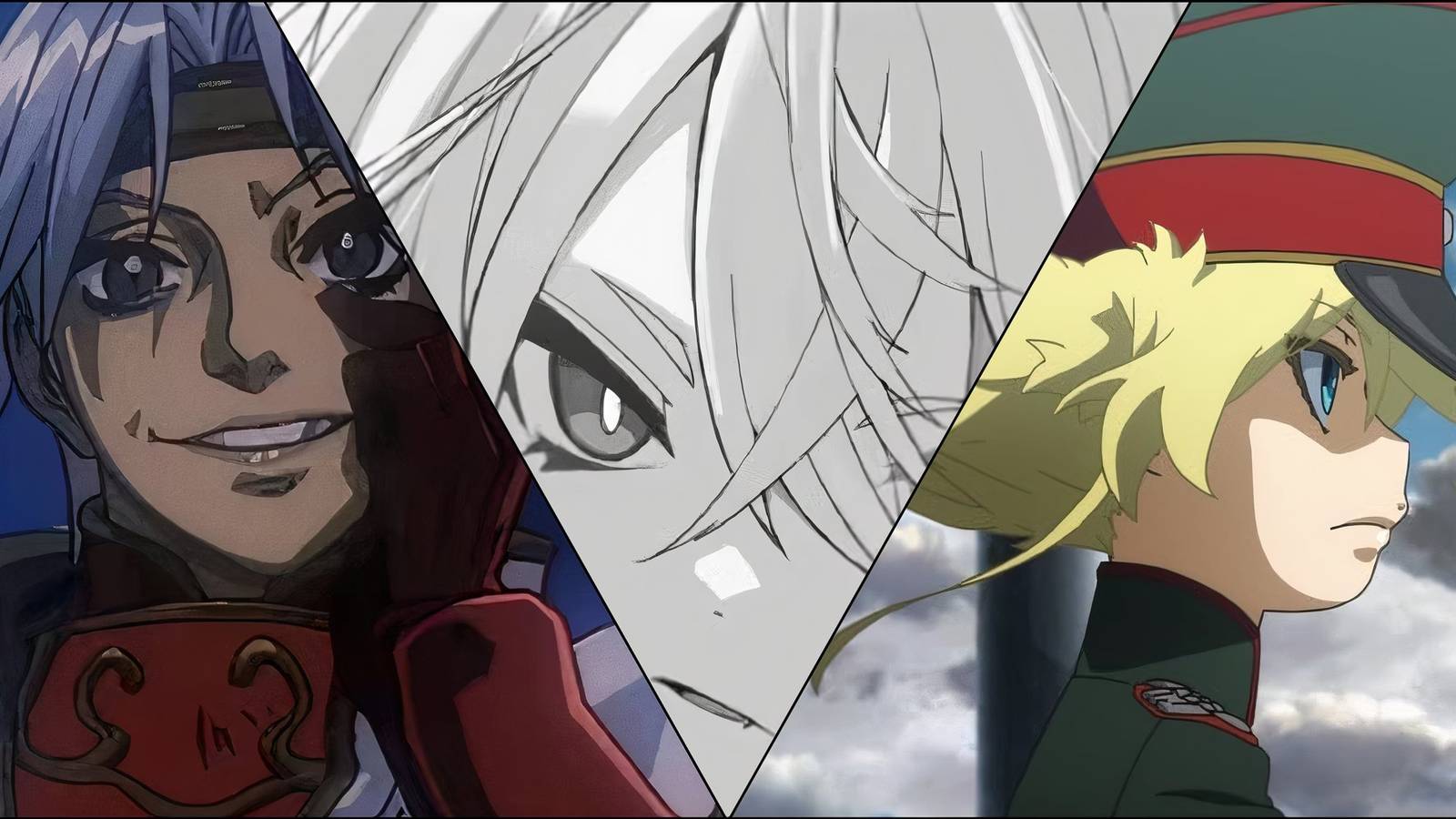 Dilandau Escaflowne, Fenrir Eminence in Shadow, Tanya The Evil-1