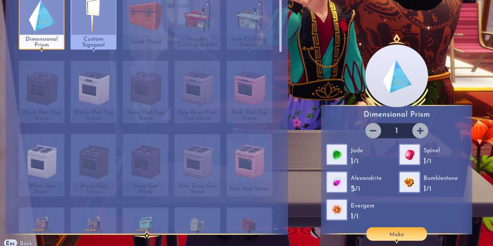 dimensional prism ddv