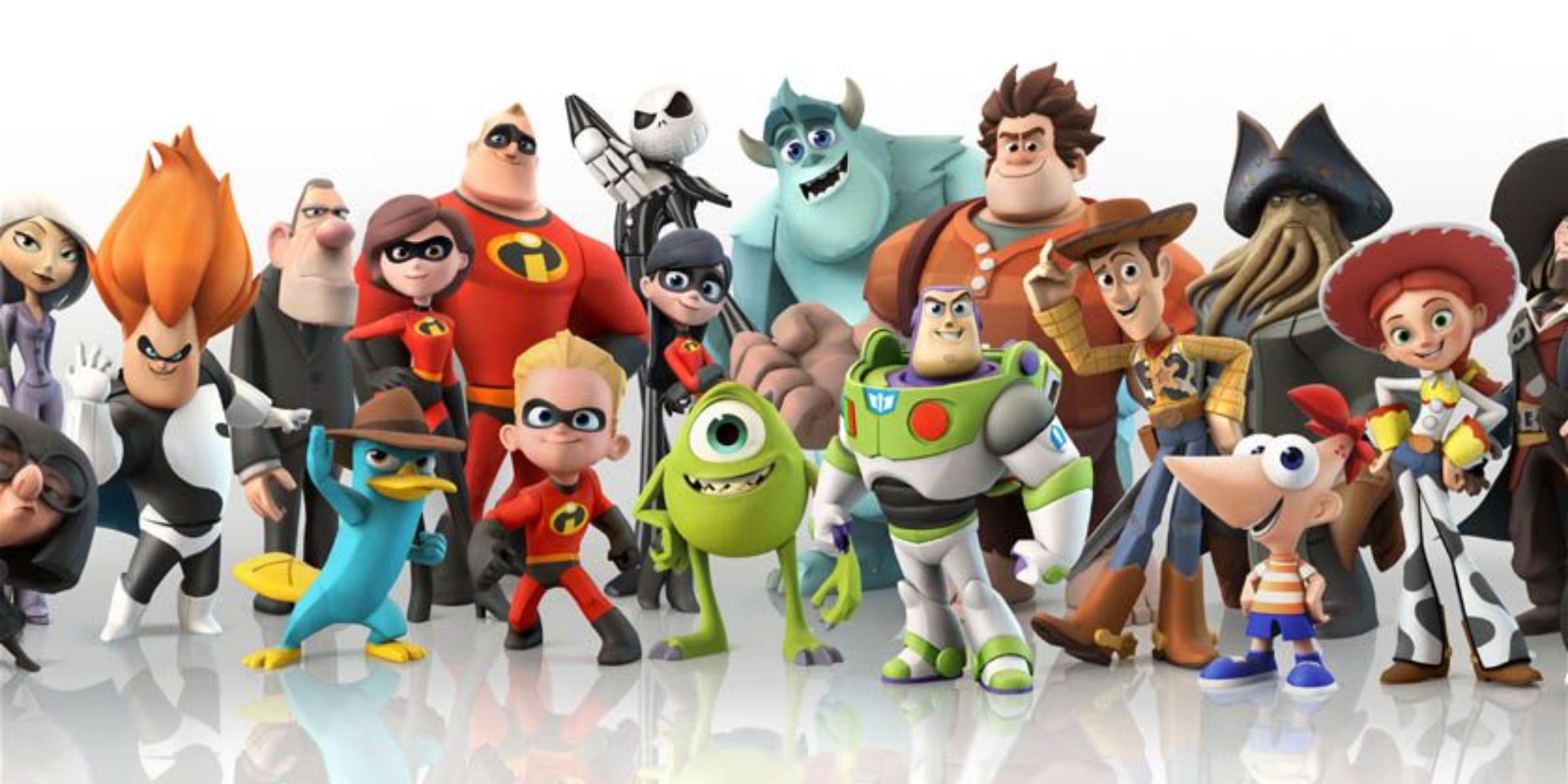 An image of some of the various characters from Disney Infinity