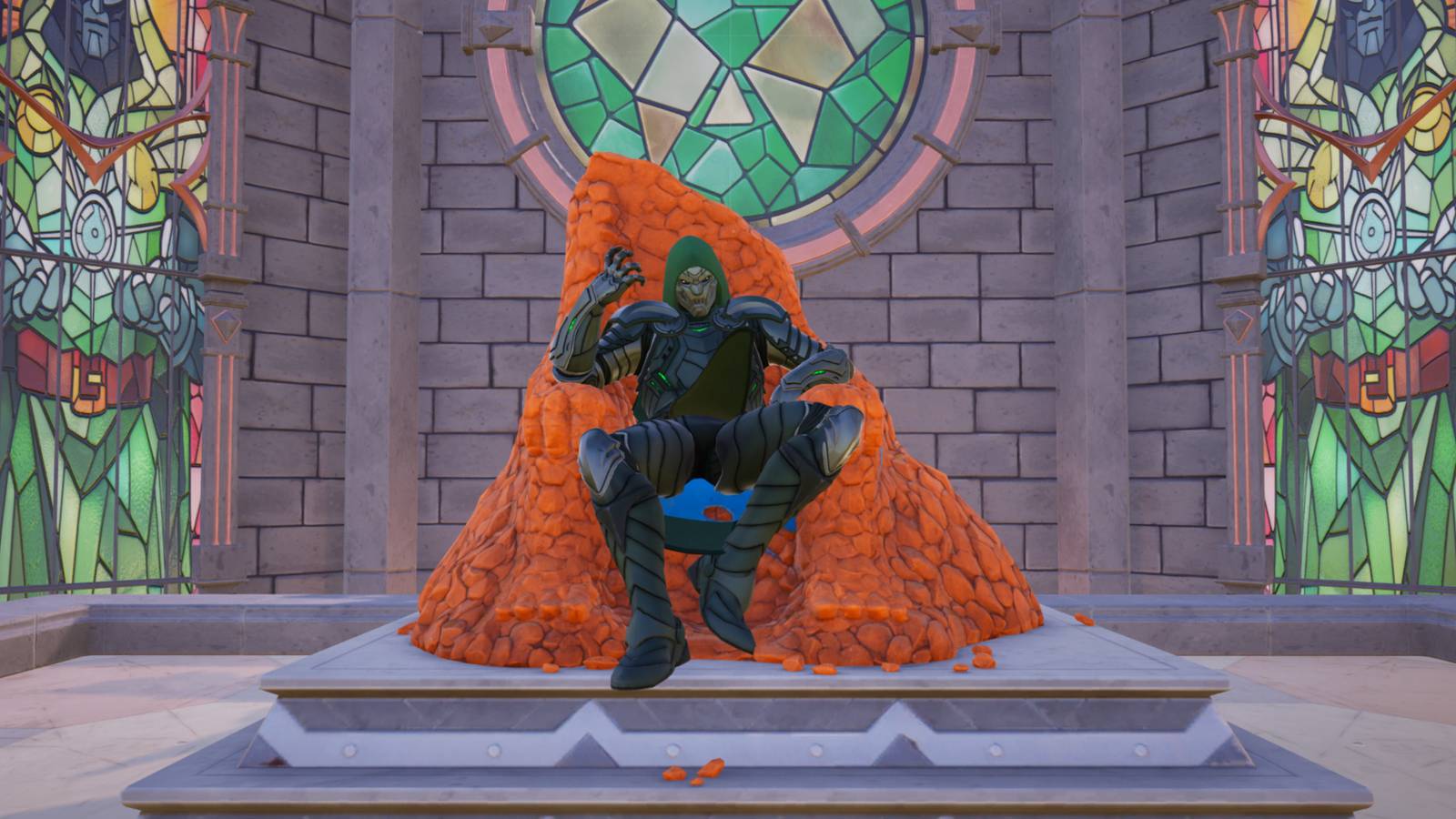 doctor doom throne fortnite