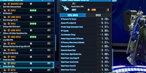 double beam rifle gundam breaker 4