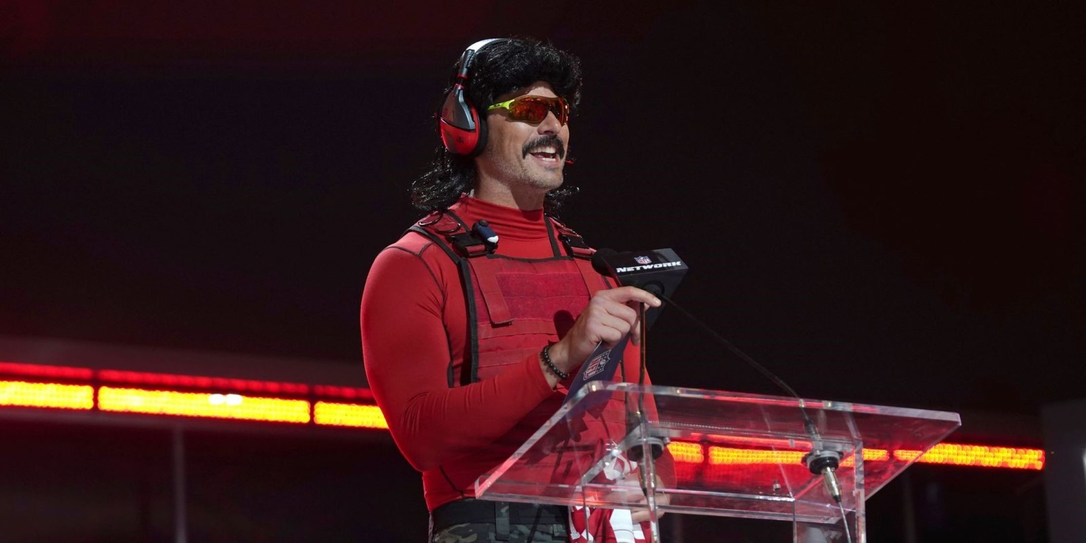 dr disrespect speech on stage