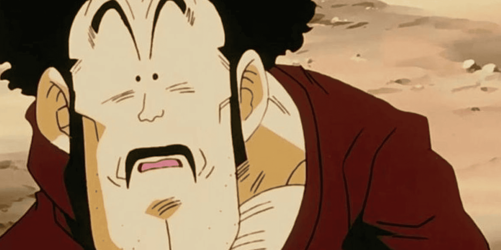 Dragon Ball Satan looking confused