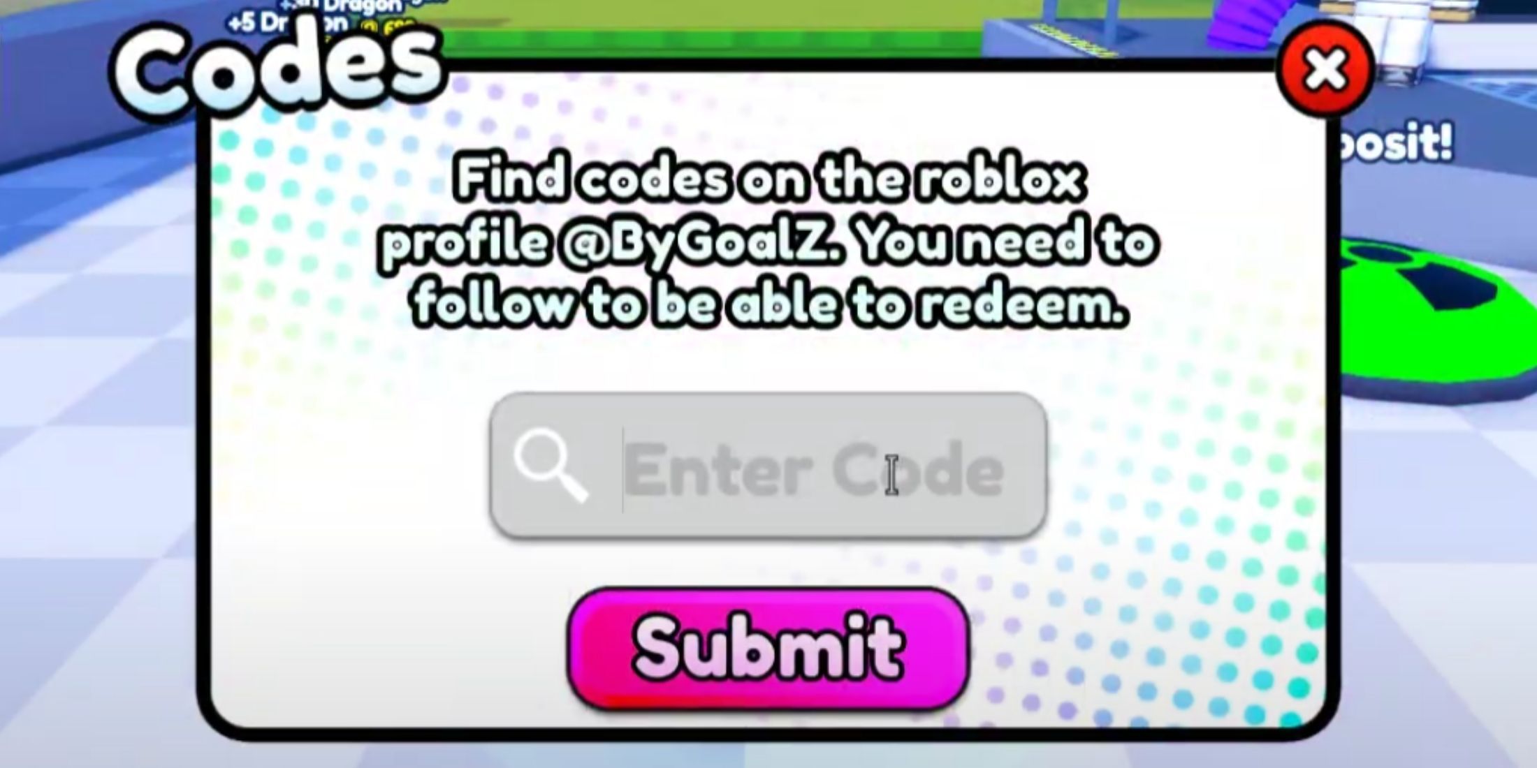 Dragon Merge Tycoon Code Tab