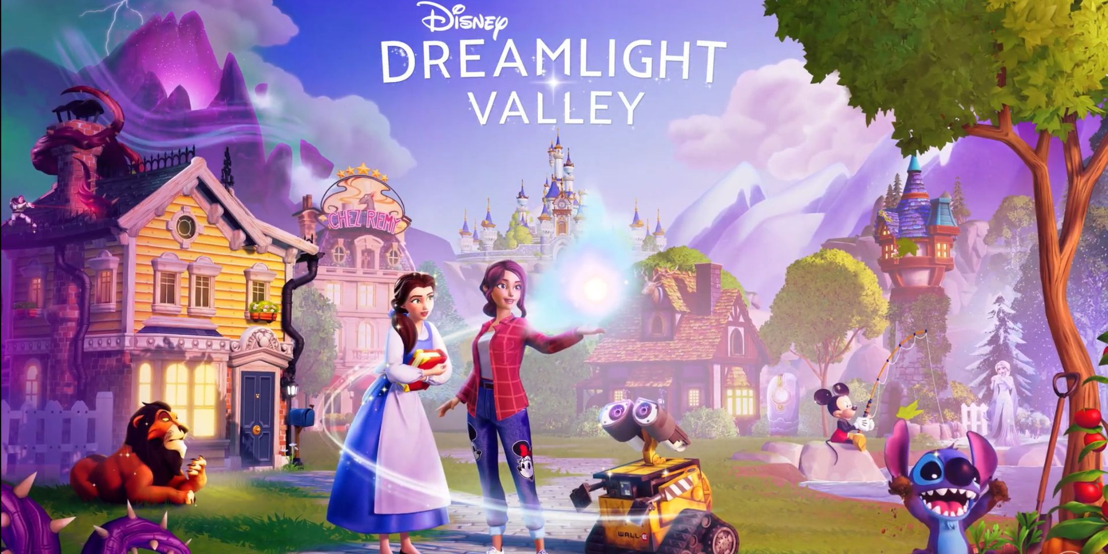 the intro screen for Disney Dreamlight Valley