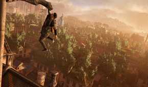Player hanging off ledge in Dying Light 2