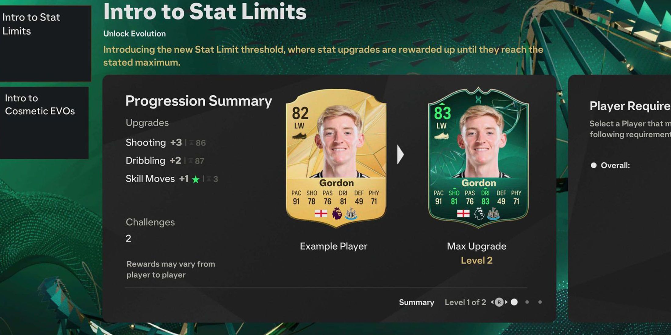 Best Intro to Stat Limits Evolution Players in EA Sports FC 25