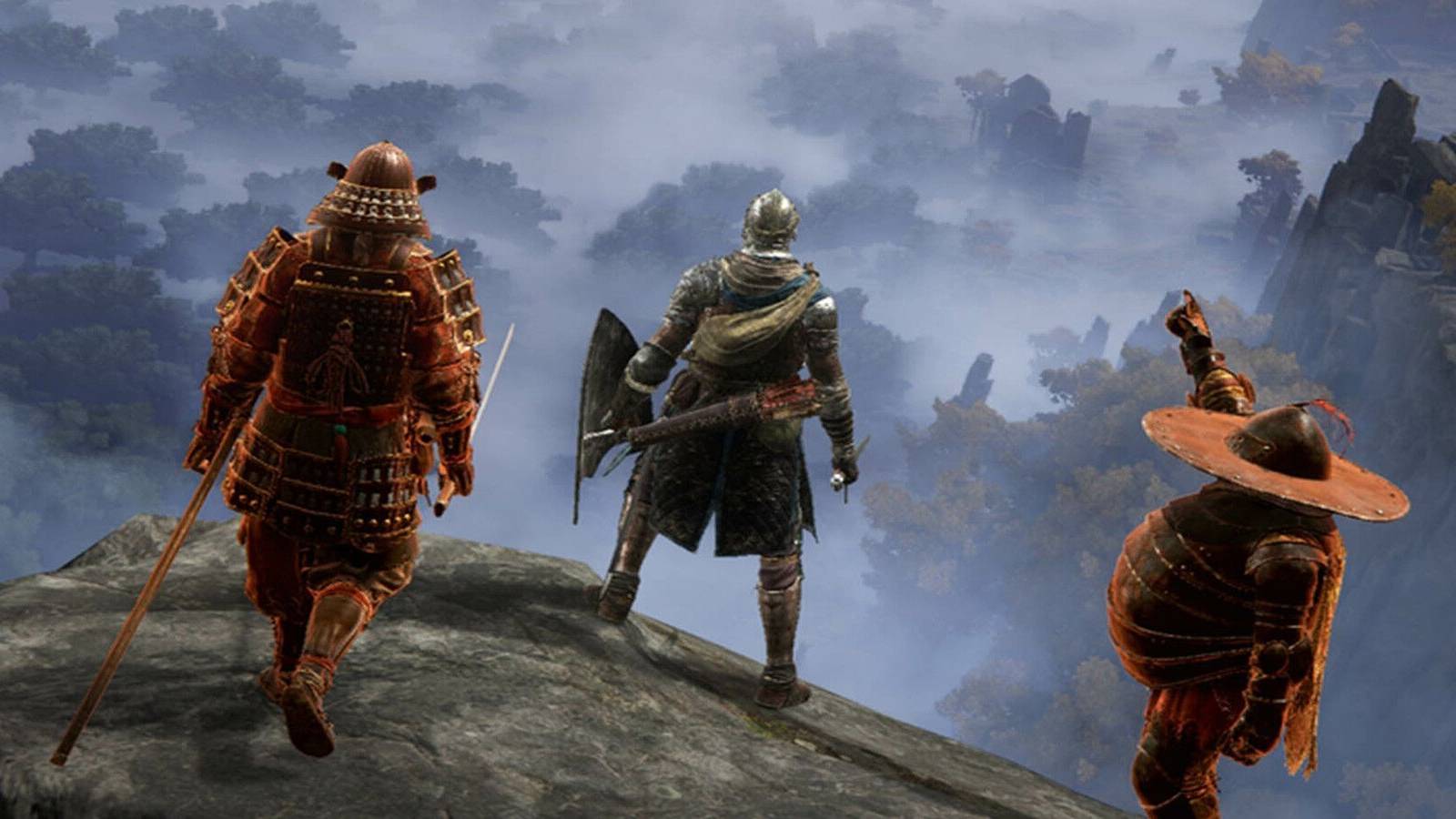 Elden Ring player encounters two invaders.