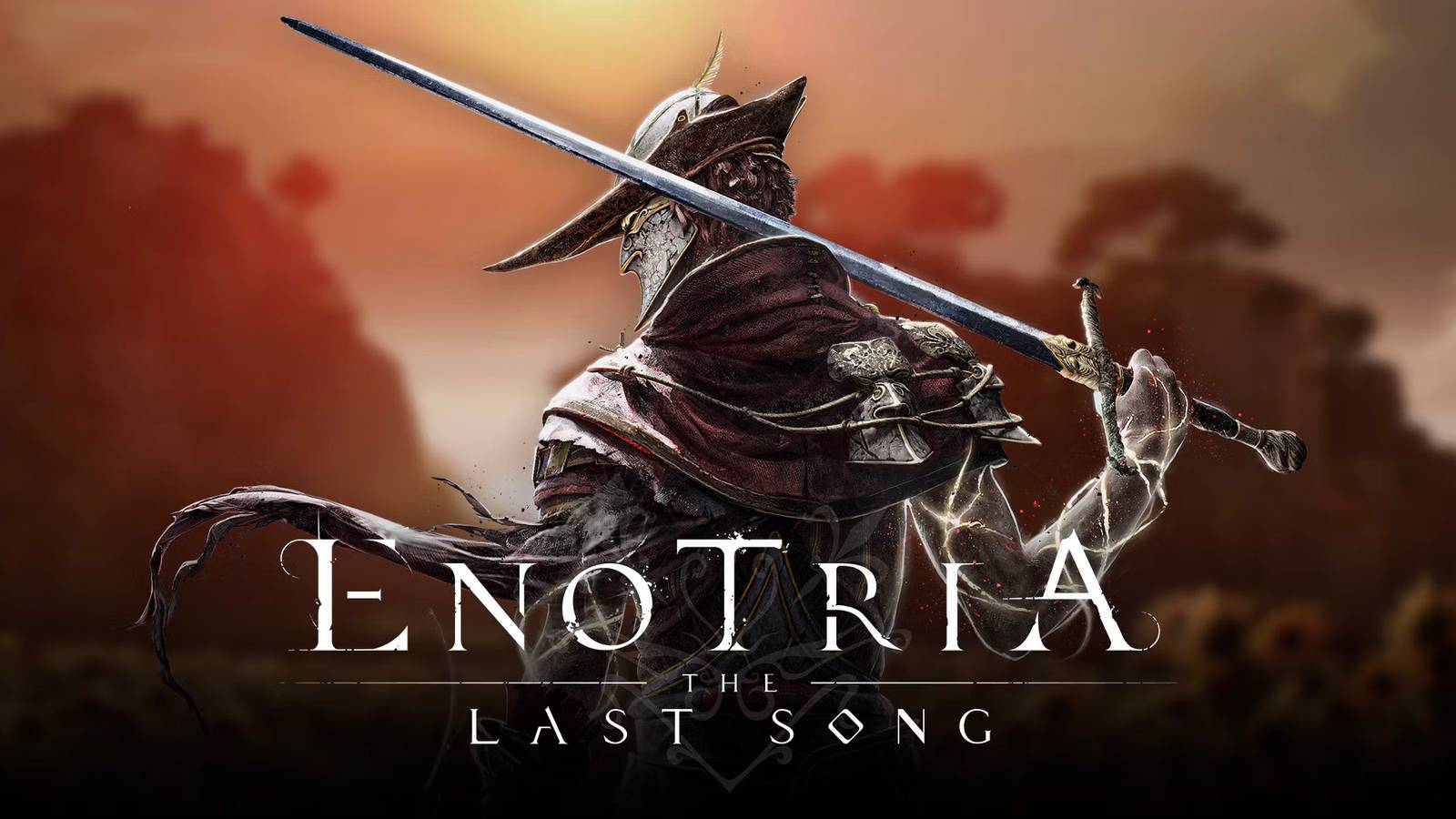 Enotria the Last Song key art Maskless One with sword