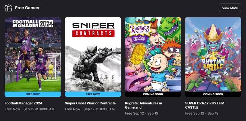 epic games store free games september 2024 list