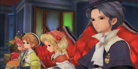 the party sitting down in eternal sonata