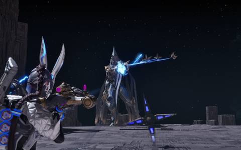 Executioner aiming its laser in The First Descendant.