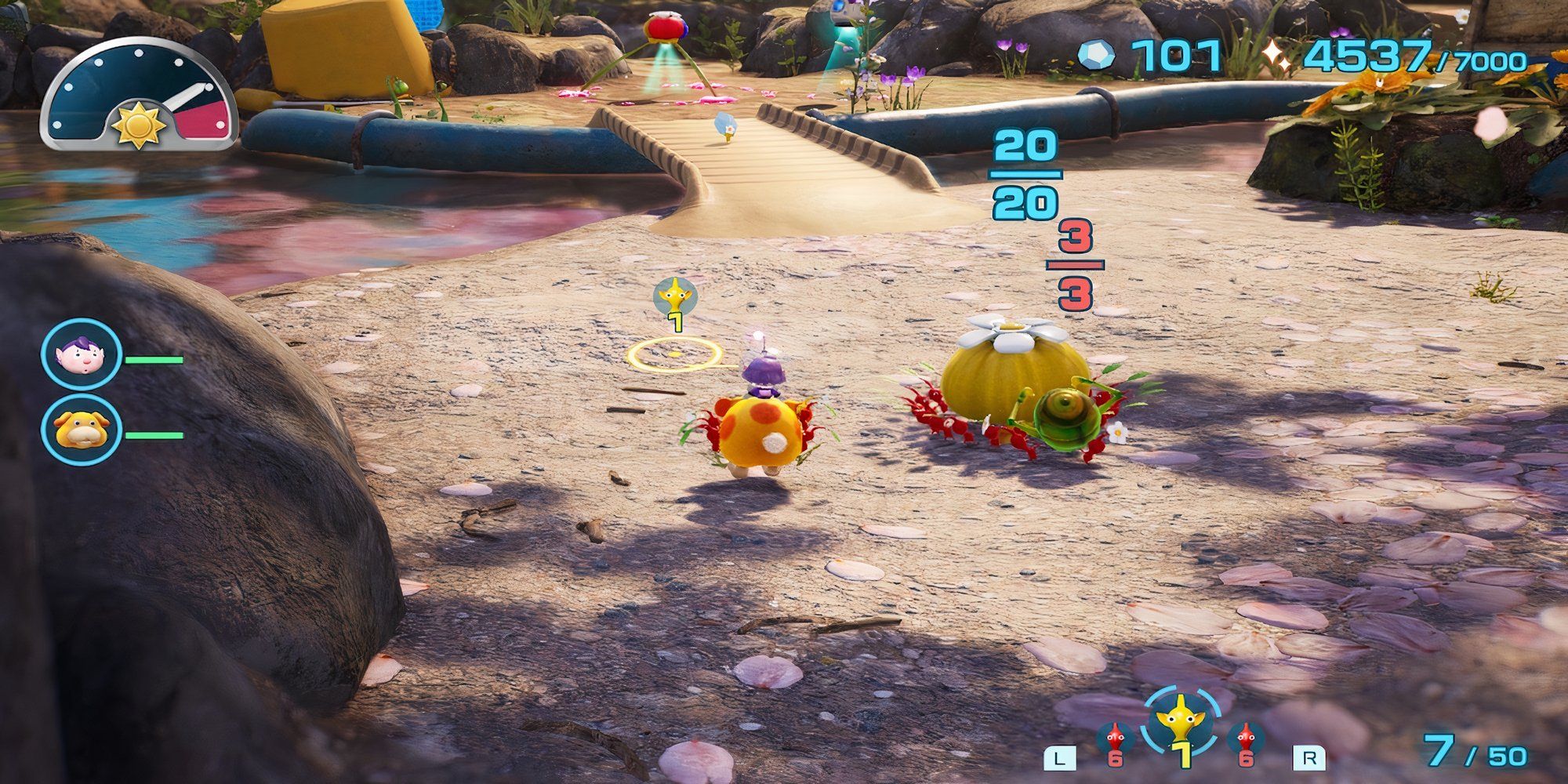 Exploring the world in Pikmin 4