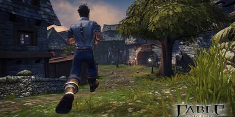 Fable Anniversary official screenshot of Hero running