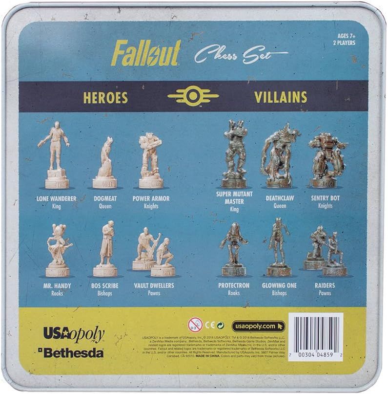 SEALED Fallout Chess on sale Set