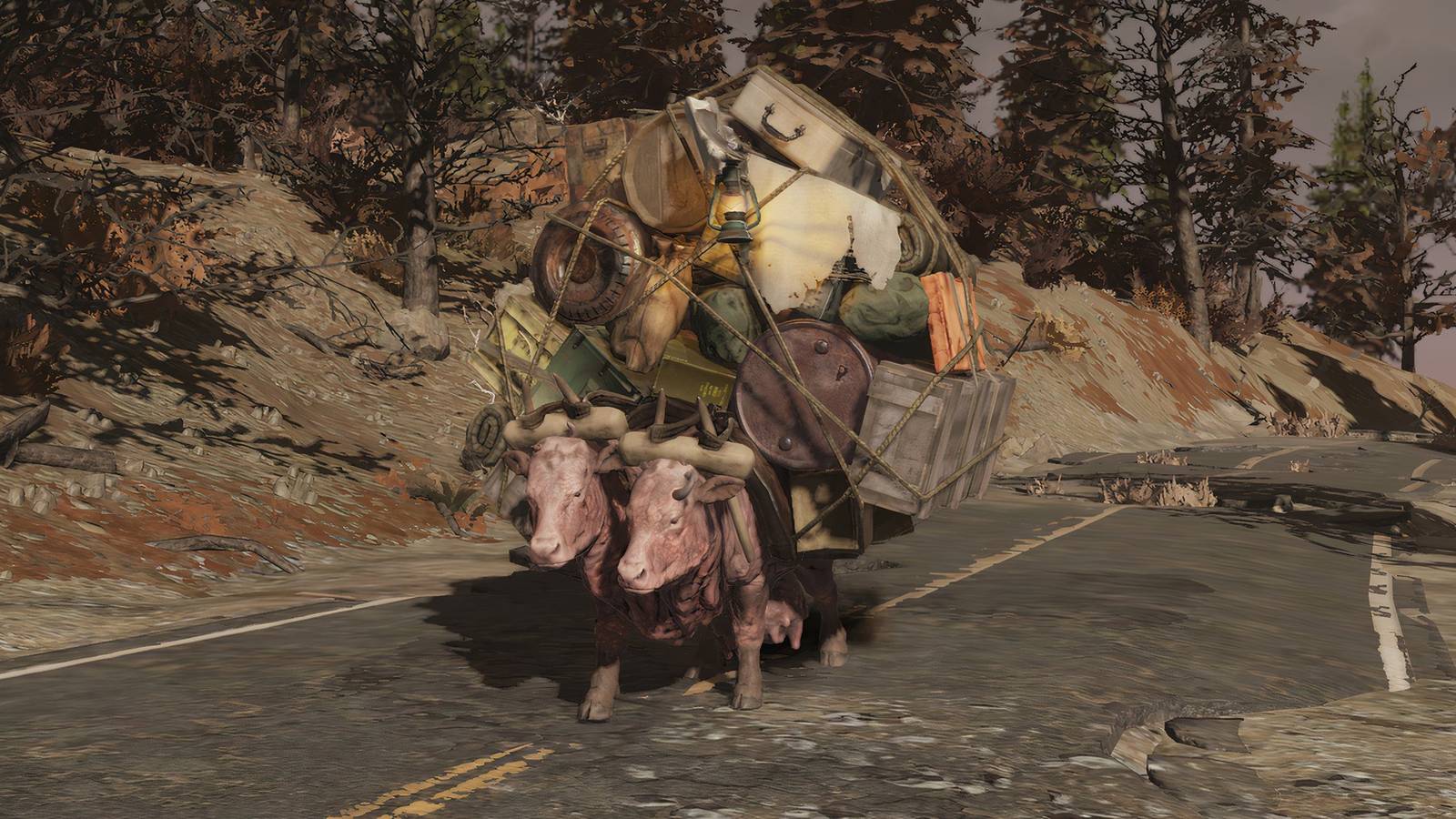 Fallout 76 Milepost Zero Caravans Update new Public Event Skyline Valley Pack Brahmin