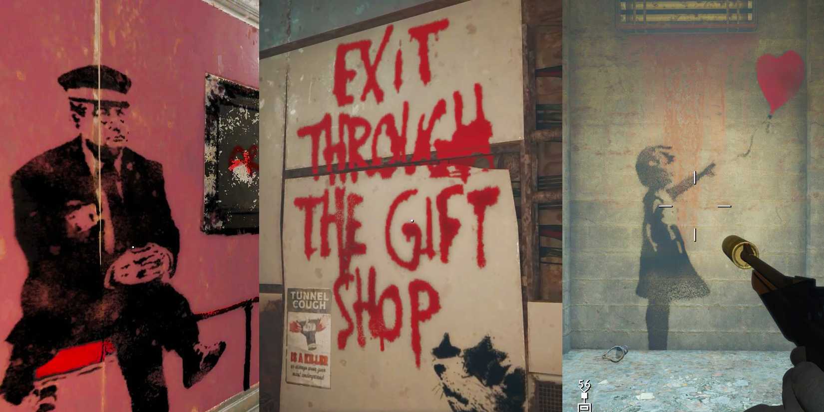 Fallout London Banksy Graffiti Artwork