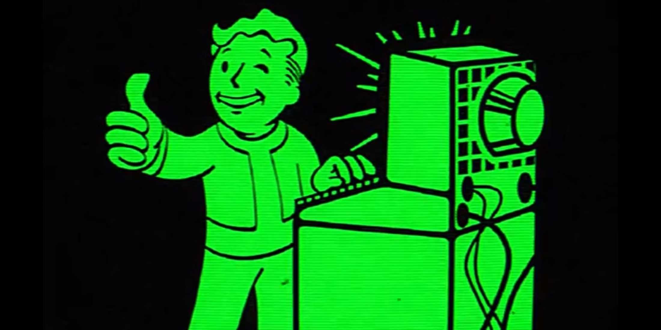 Fallout fan draws Vault Boy with a crippled arm on the cast on their broken hand