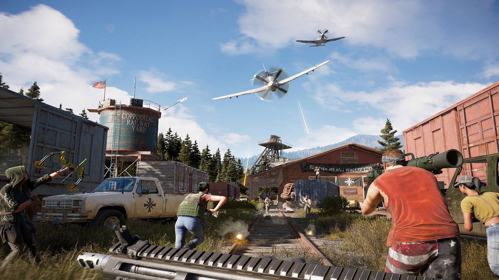 Far Cry 5 resistance vs planes