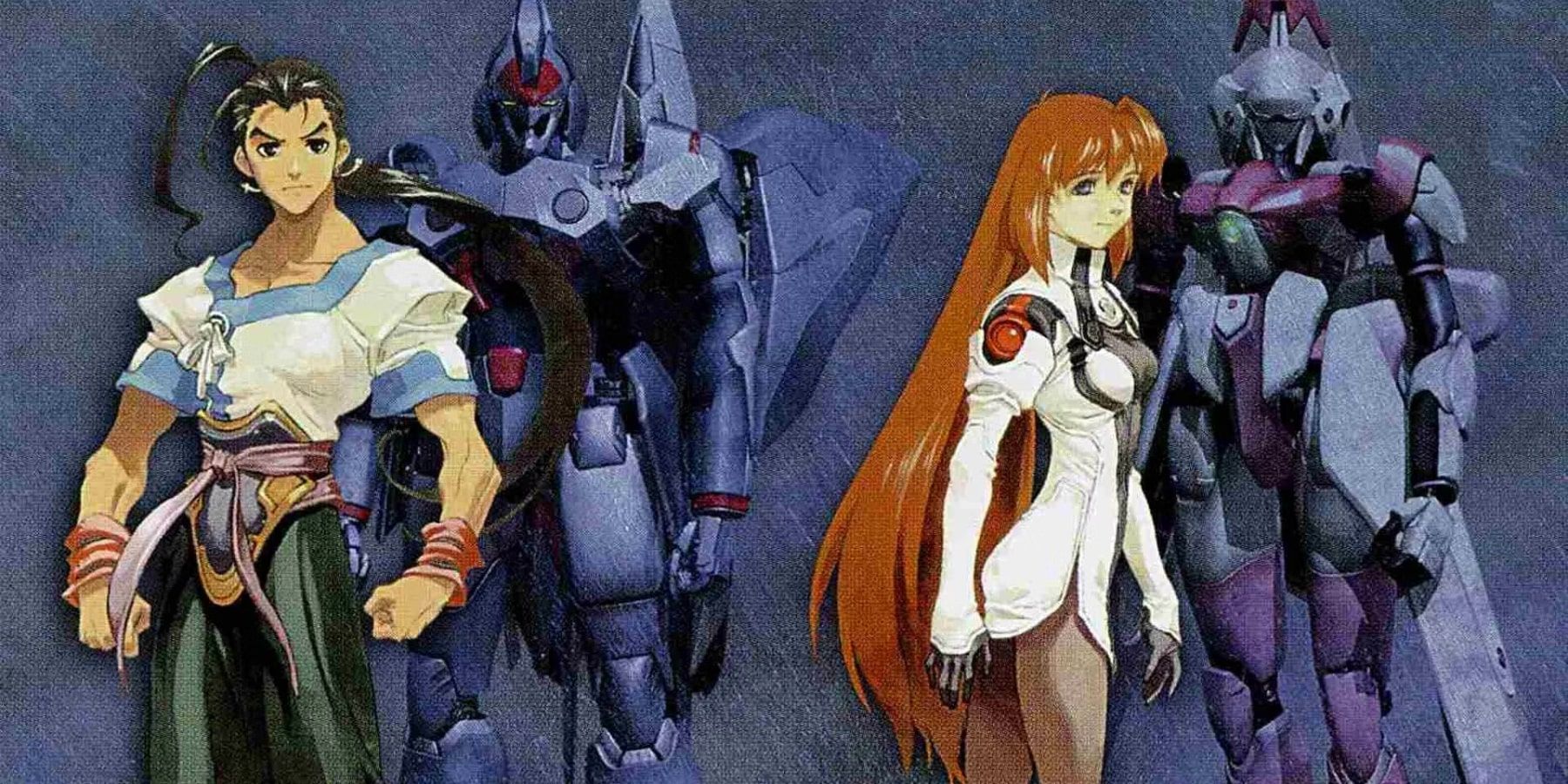 Fei Fong alongside Elly Van Houten in Xenogears