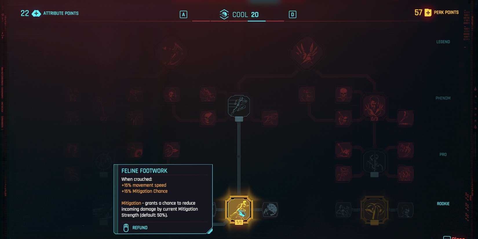 feline footwork perk