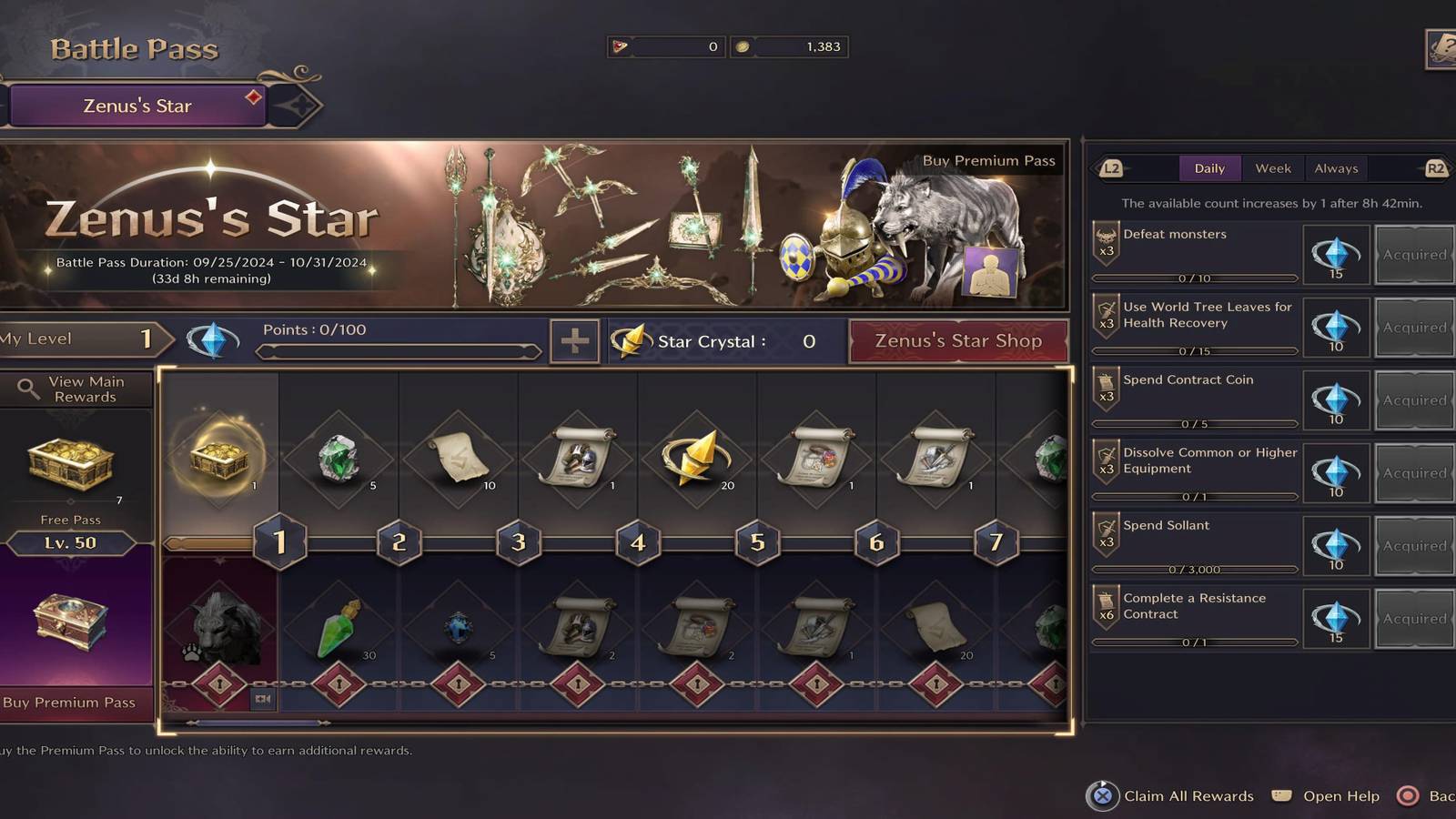 The First Battle Pass In Throne And Liberty