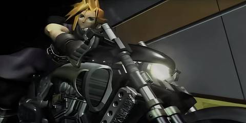 cloud riding a motorcycle