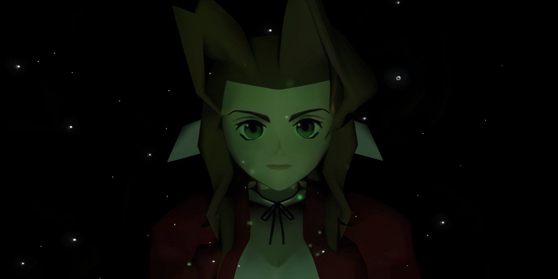 aerith standing in the life force in final fantasy 7