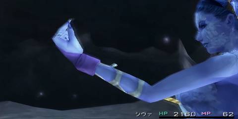 shiva holding her arm out to attack