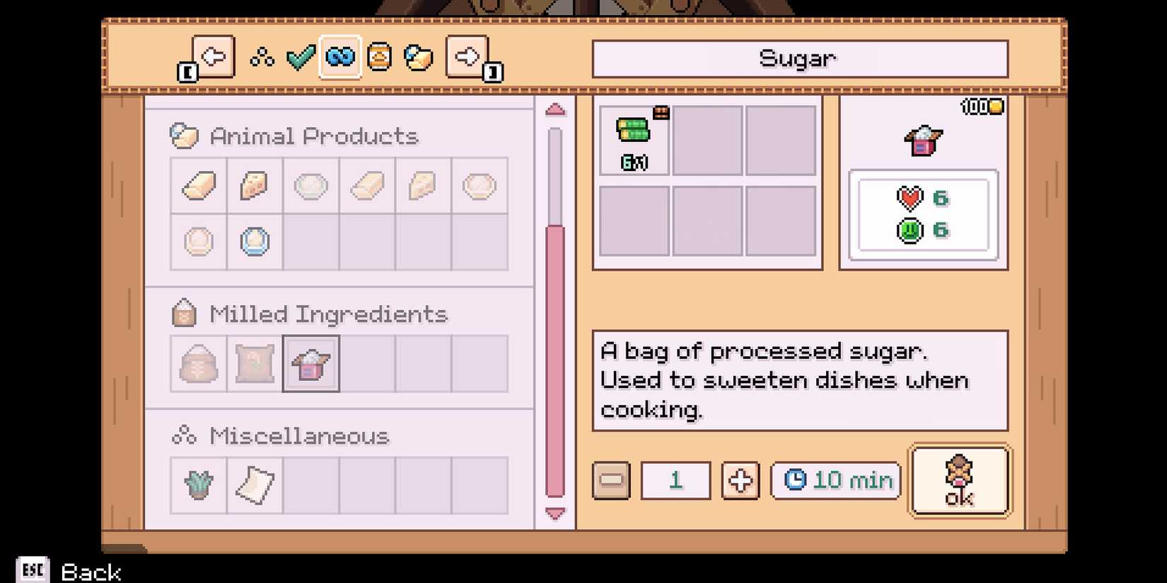 fields of mistria creating sugar at mill