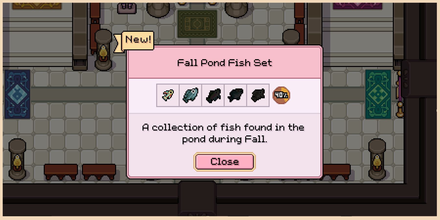 Fishing set in the Mistria pond