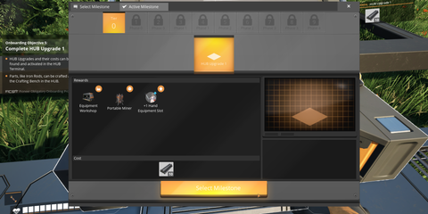 Satisfactory HUB Terminal