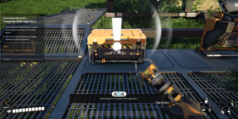 Satisfactory storage chest