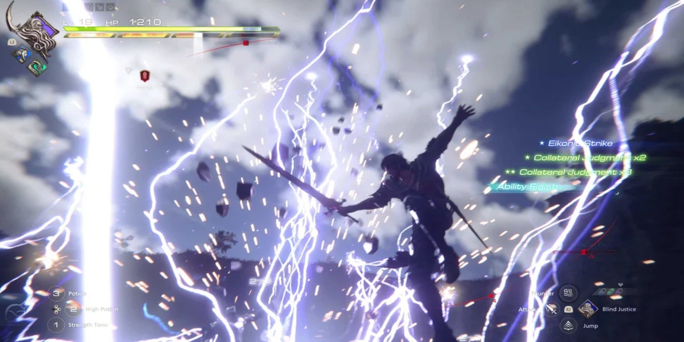 Final Fantasy 16 judgment bolt