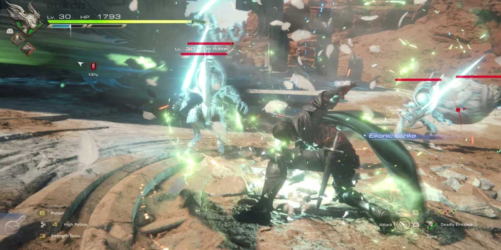 Final Fantasy 16 mob fight