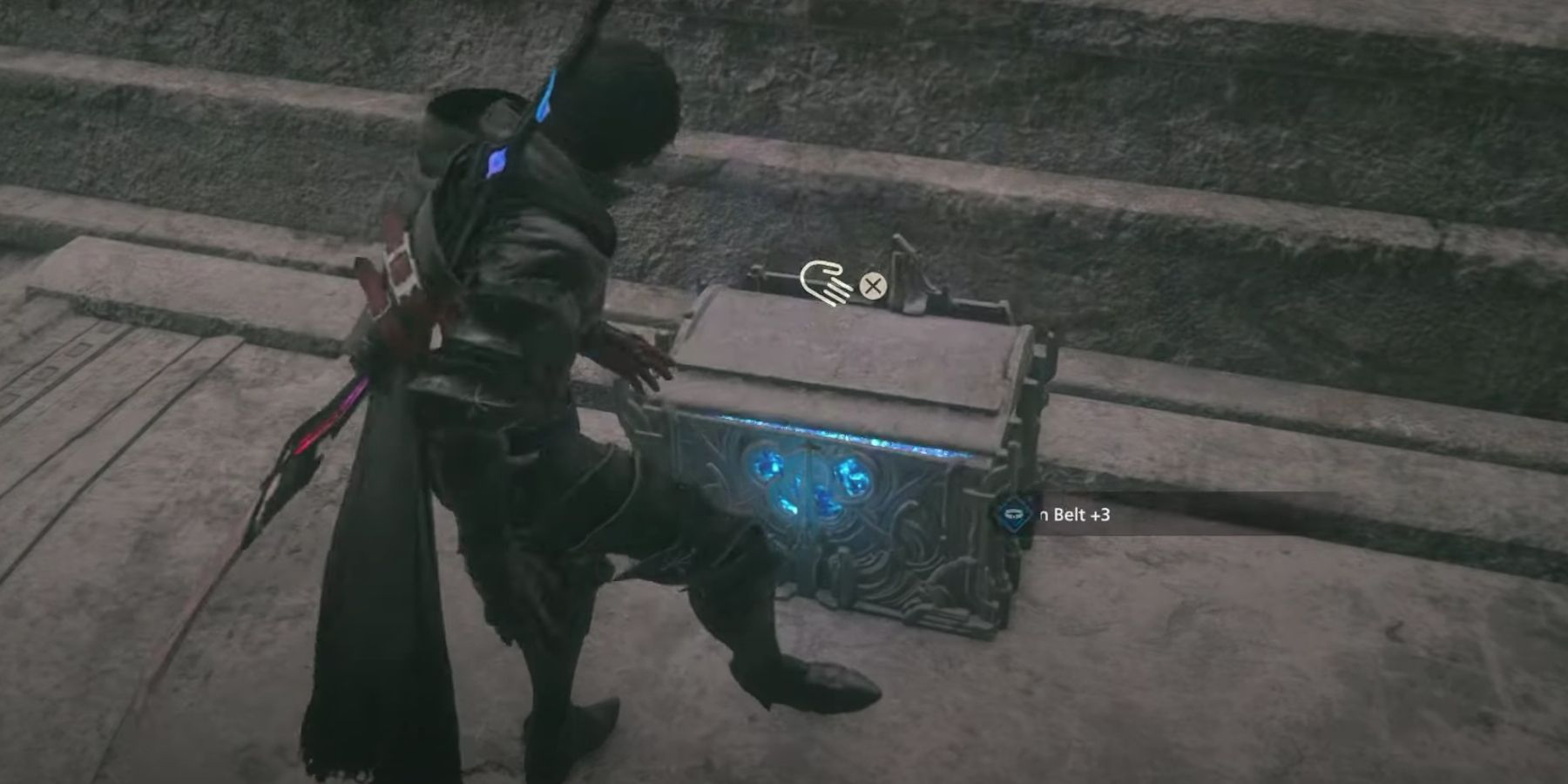 Final Fantasy 16 open the chest for the Fallen Belt