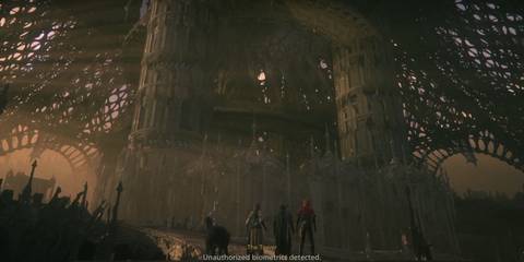 Final Fantasy 16 - The party arrives at the Sagespire