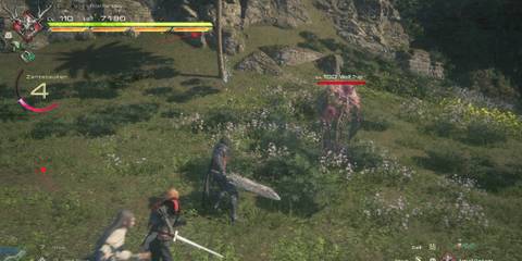 Clive faces Wolf Trap in Final Fantasy 16