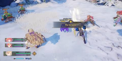 Starting the battle after dying in Visions of Mana