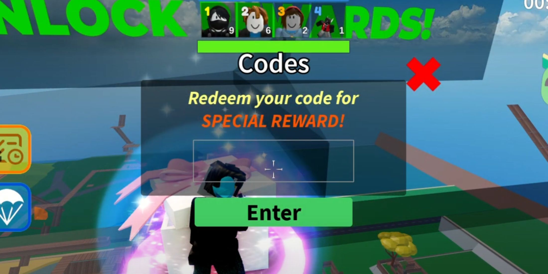 FOBLOX the codes tab