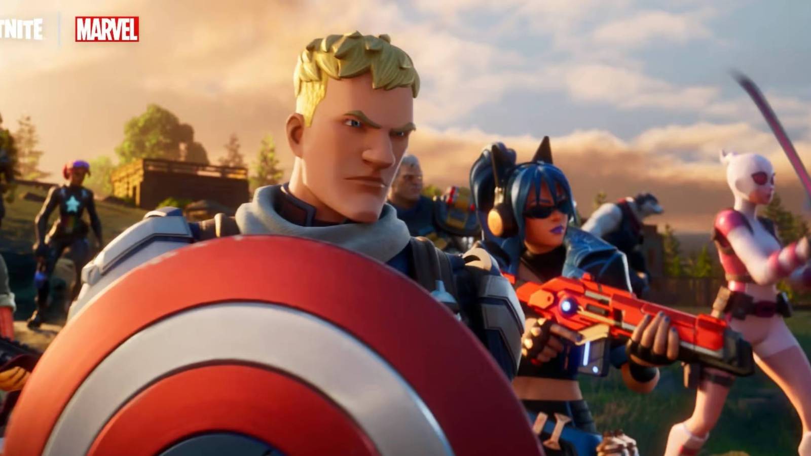 fortnite chapter 5 season 4 captain america and other marvel characters
