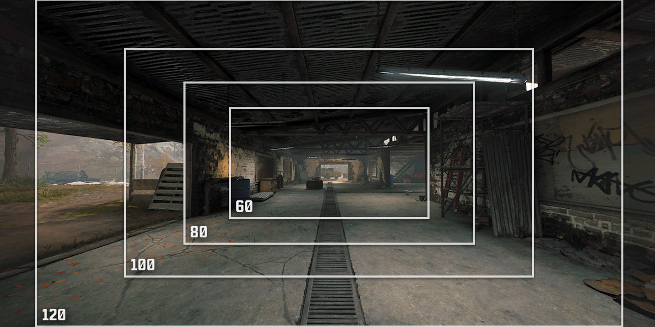 Screenshot showing FOV settings in Warzone 