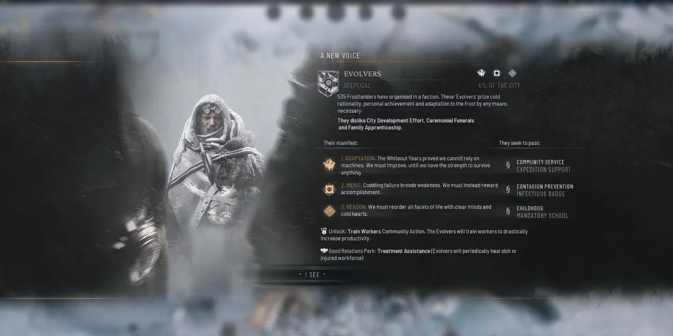 Frostpunk 2: Best Factions To Prioritize In The Early Hours