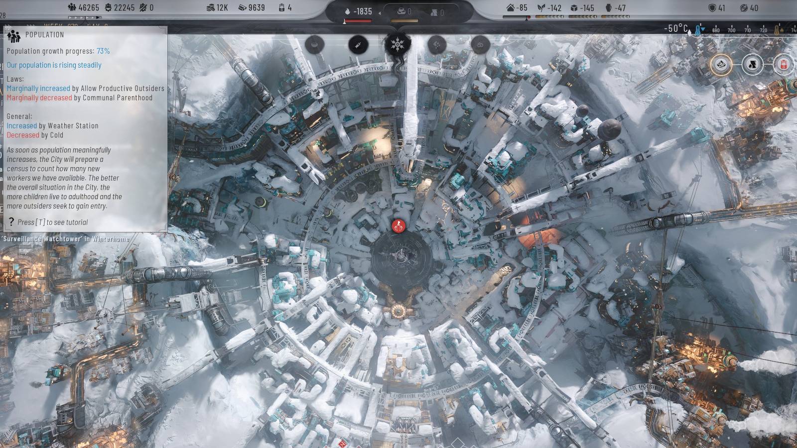 frostpunk 2 population growth increase