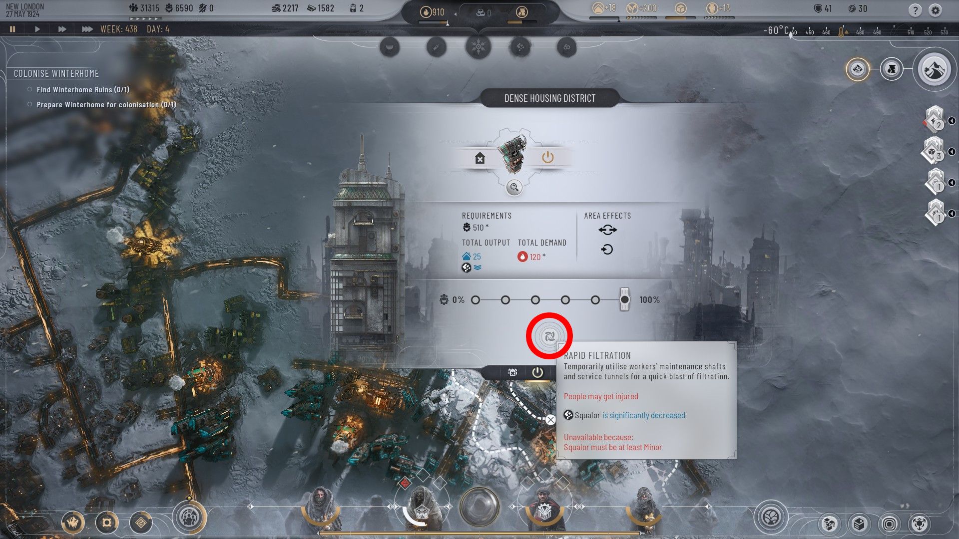 Frostpunk 2: How to Decrease Squalor