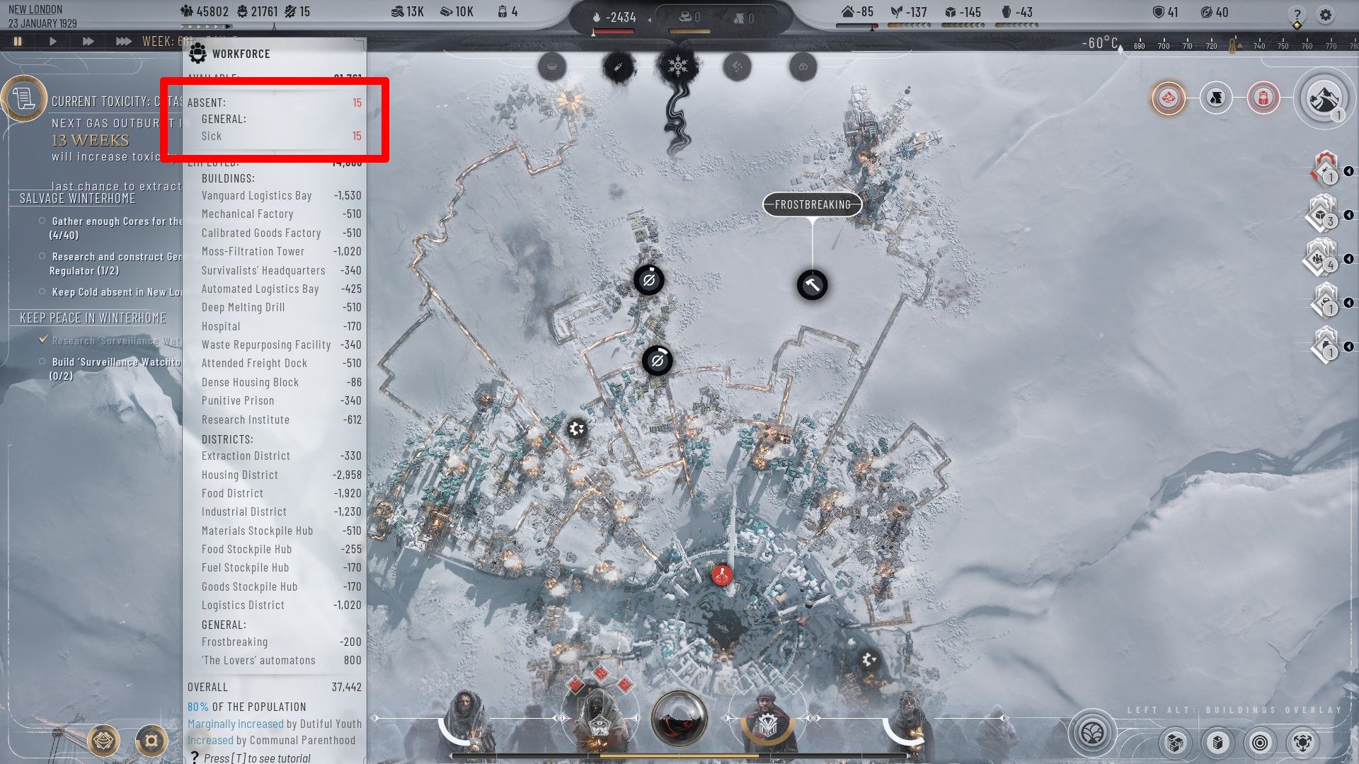 Frostpunk 2: How to Get More Workforce