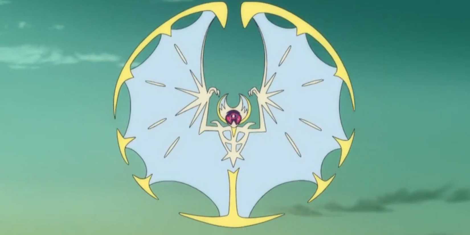 Full Moon Lunala in the Pokemon anime.