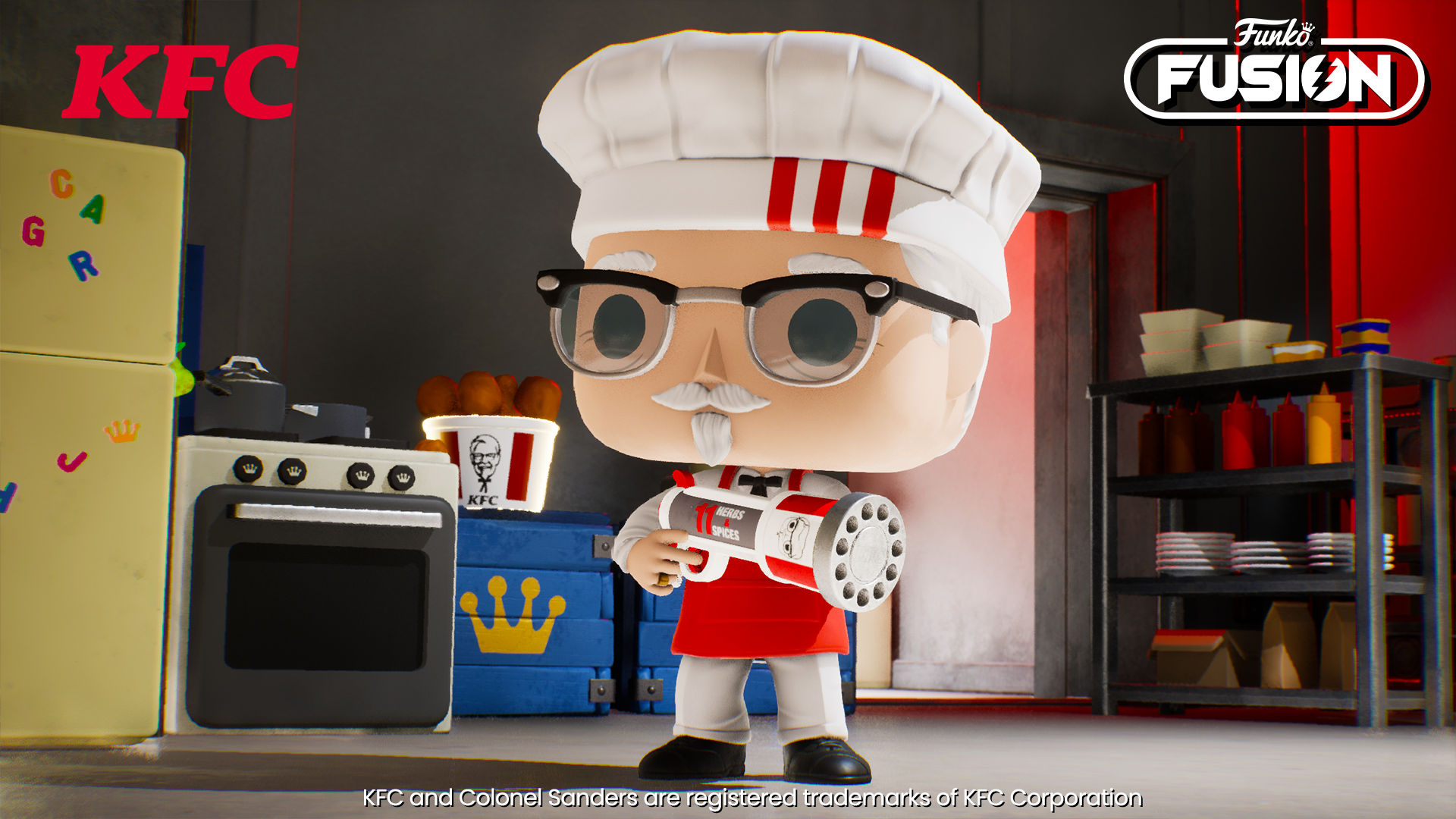 Funko Fusion KFC Chef Colonel 2