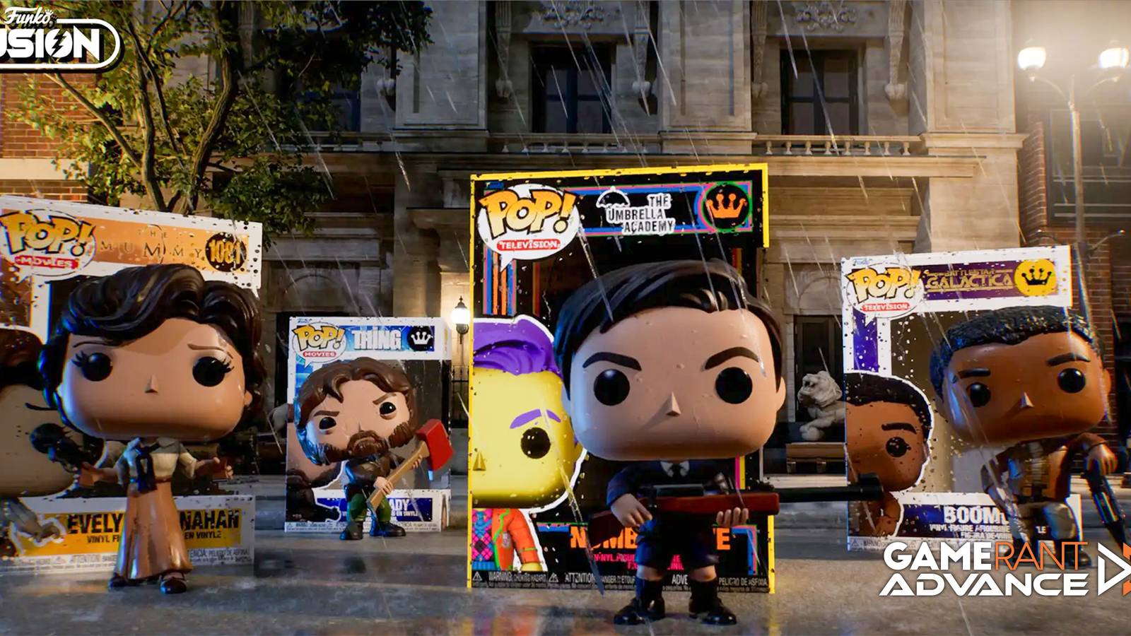 funko fusion progression gameplay gra logo